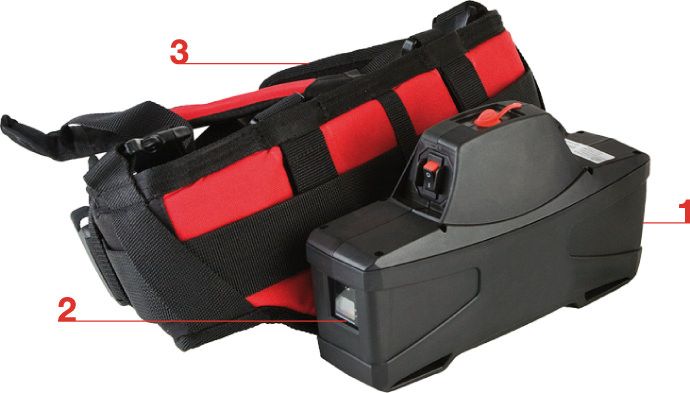 Characteristics of the battery of mod 210