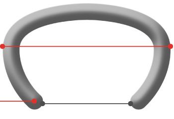 Silhouette agrafe annel&eacute;e CL25 ouverte