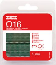 Bl&Iacute;ster &Omega;16 plastificada verde 250 unidades APROX.