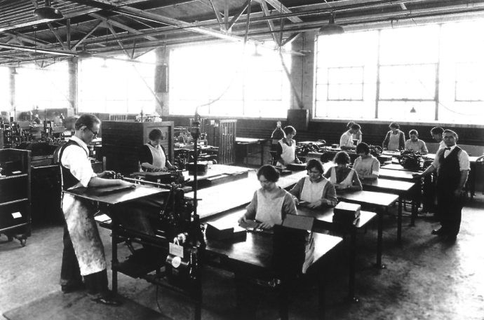 F&aacute;brica SIMES en 1950