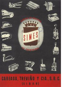 Promotional cartel of SIMES's office material