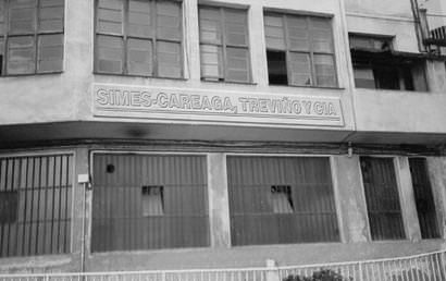 Front of SIMES&acute;s ancient factory