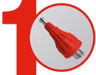 Characteristic 2: Narrow or thick interchangeable nozzles