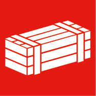 Wood packaging icon