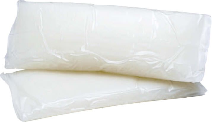 Hot melt adhesive pillows for cordon in Amber