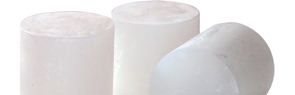 Cola termofusible en tacos de &Oslash; 43 mm Transl&uacute;cidos
